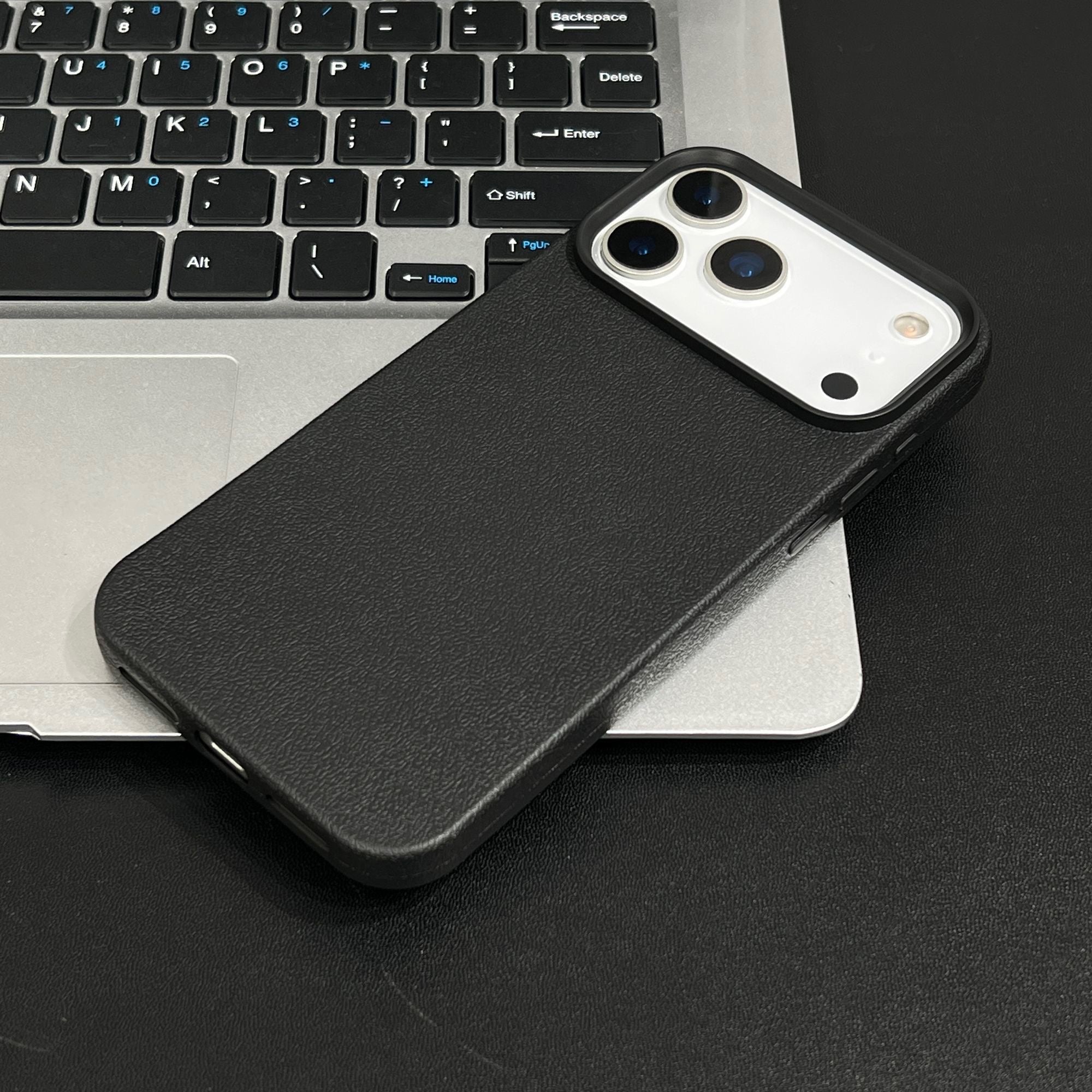 Solid color black case for iPhones