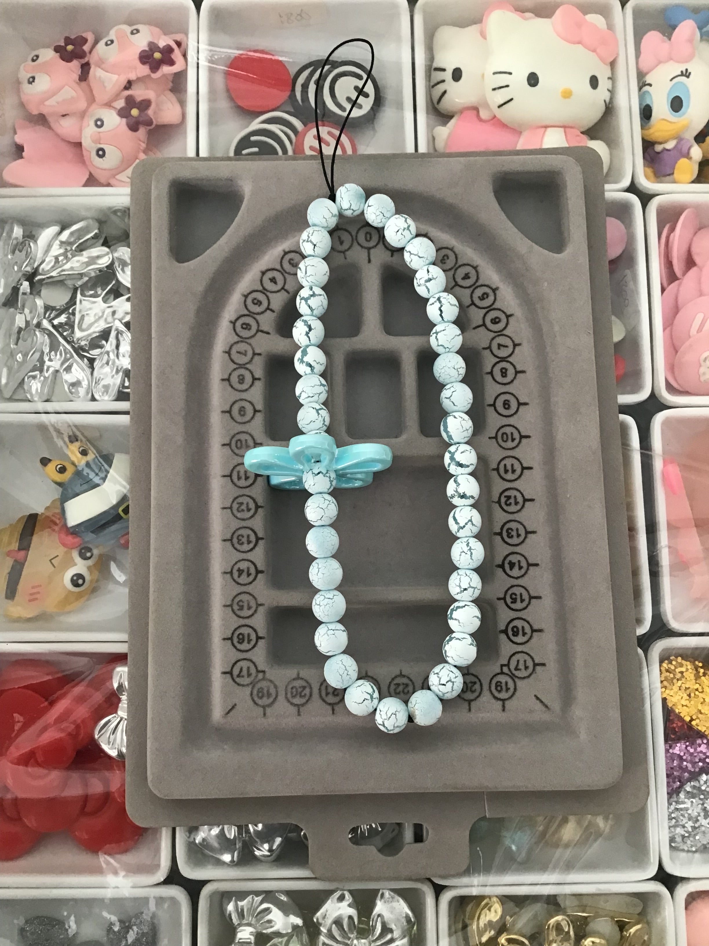 Luxury Blue Phone Charm