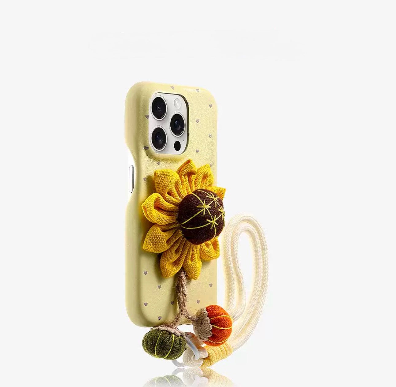 Yellow Sunflower Grip Case For Iphones