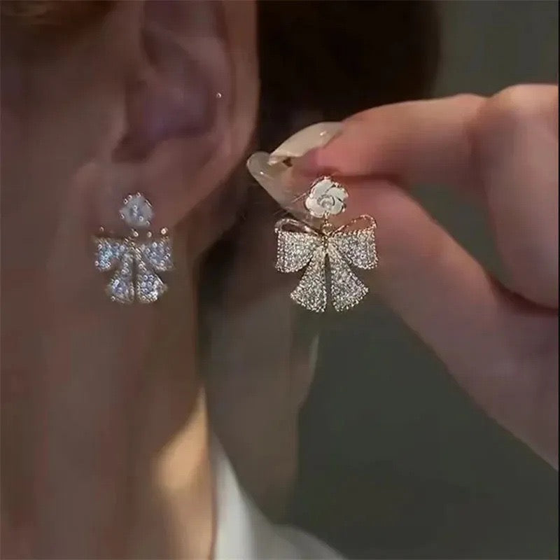 Gold Flower Earring