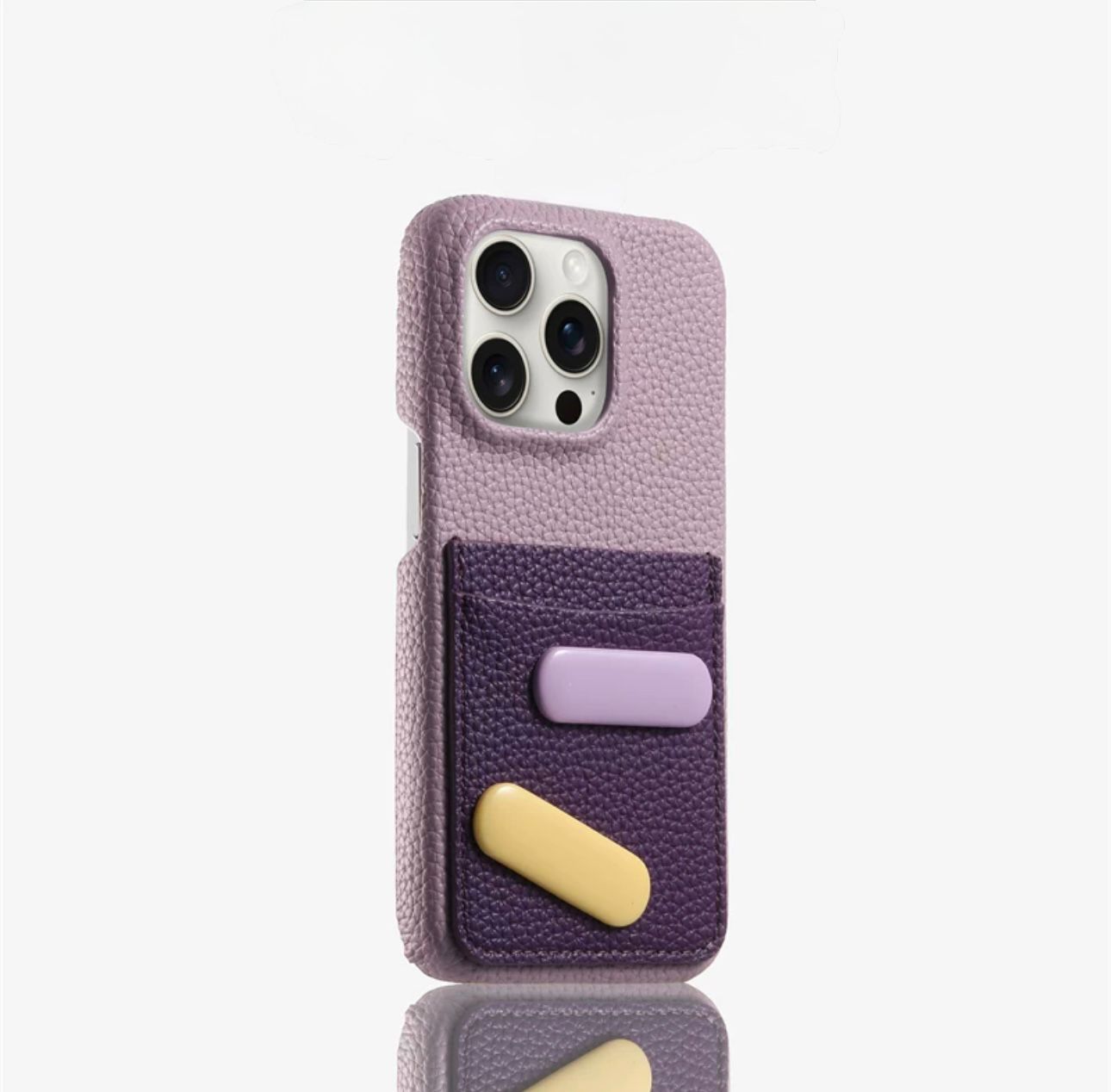 leather card holder case For Iphone
