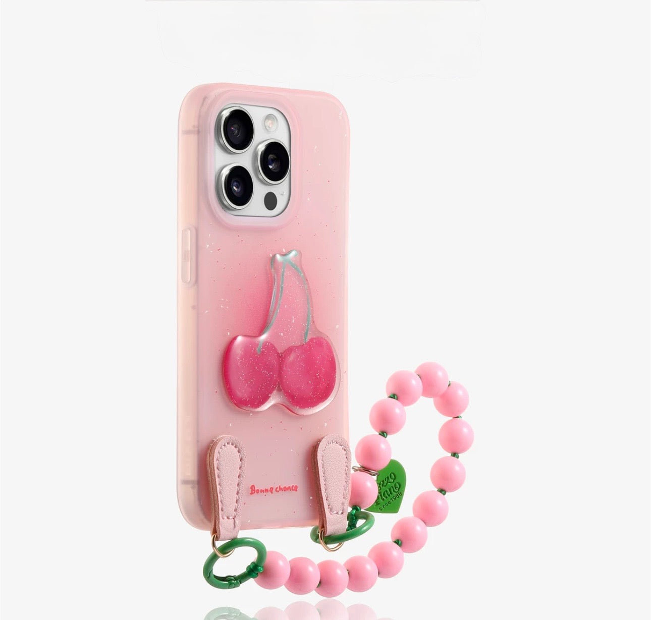 cherry pink case with Grip For Iphones