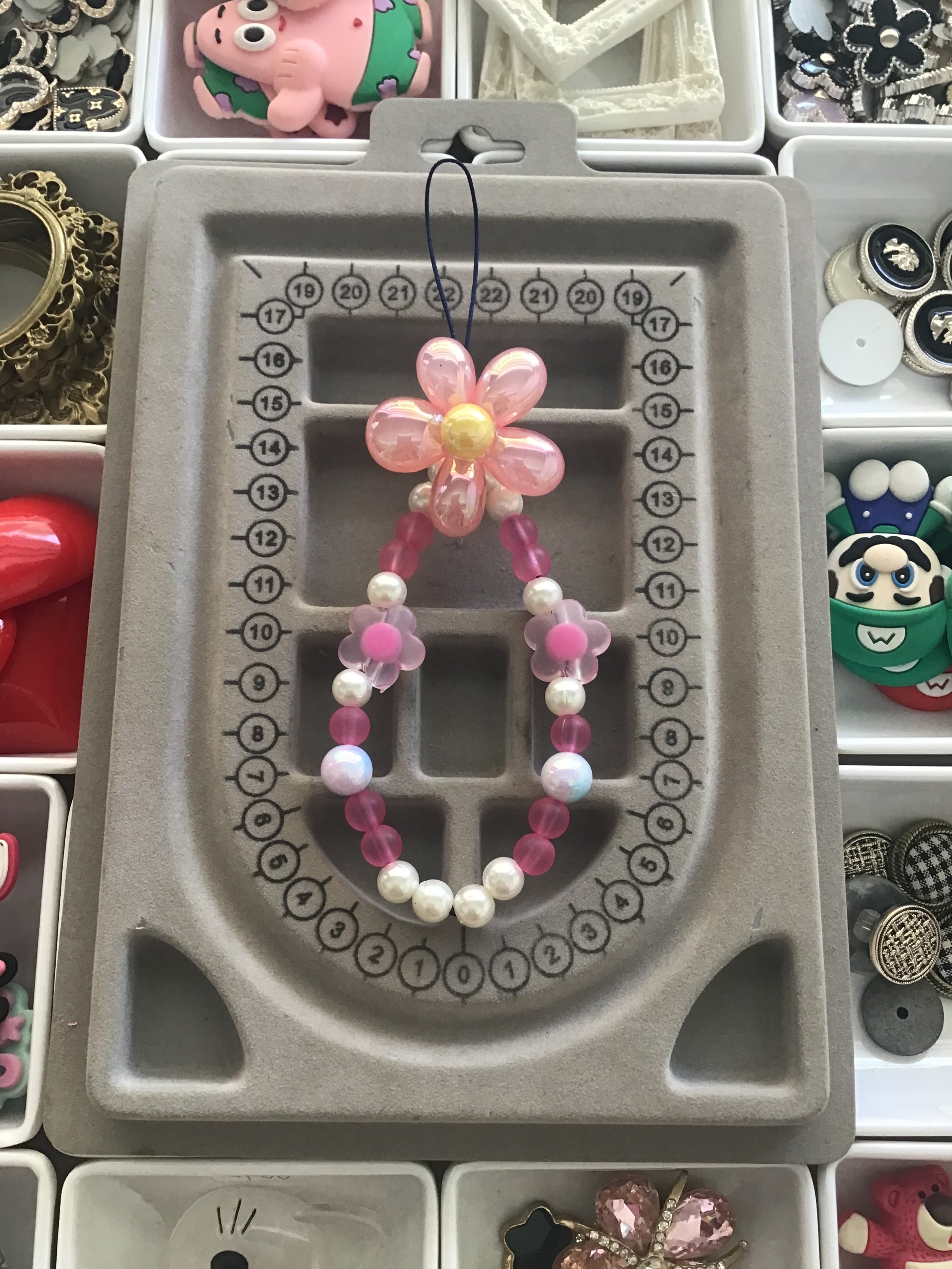 Flower Phone Charm