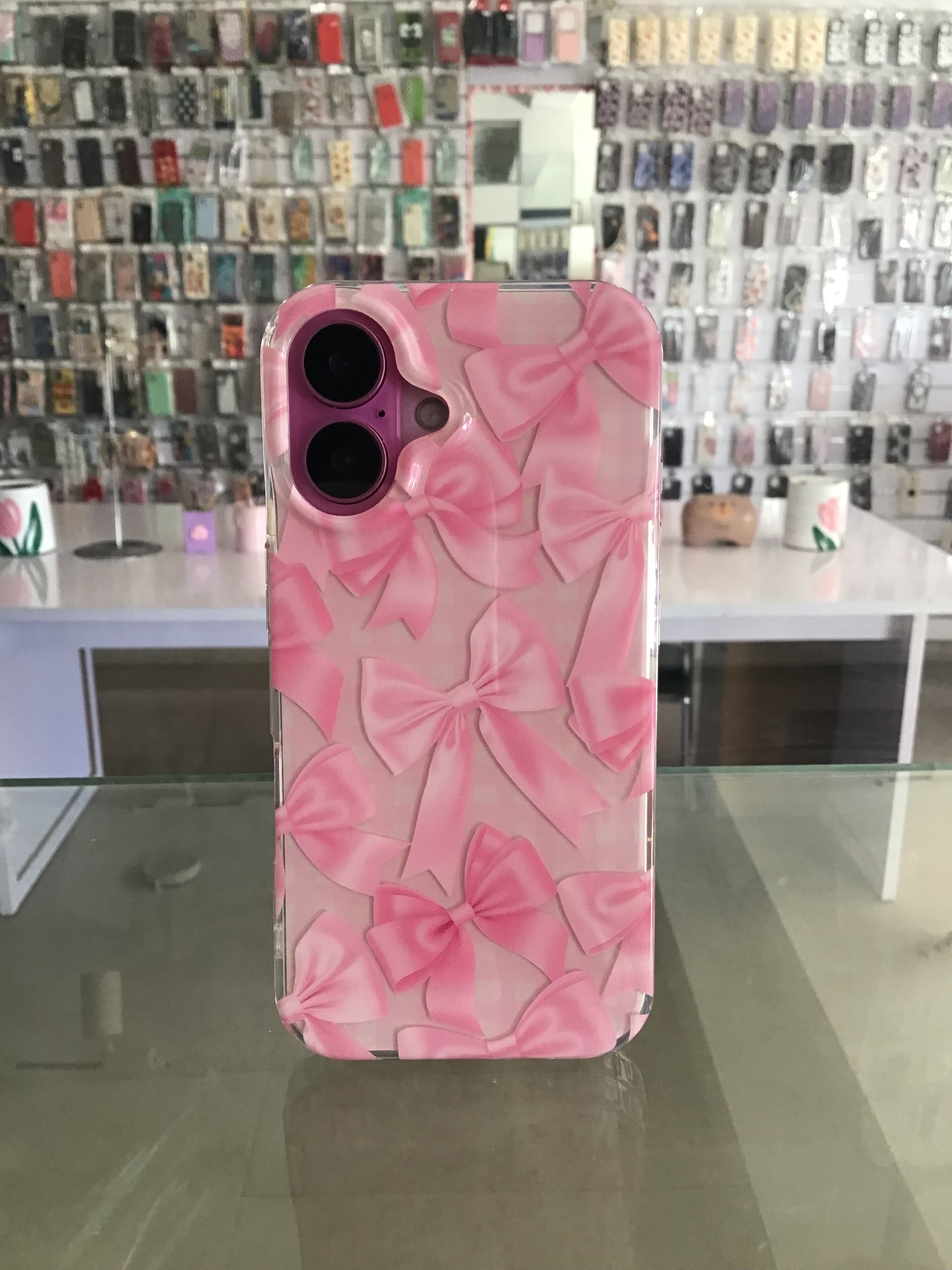Pink Bow Case