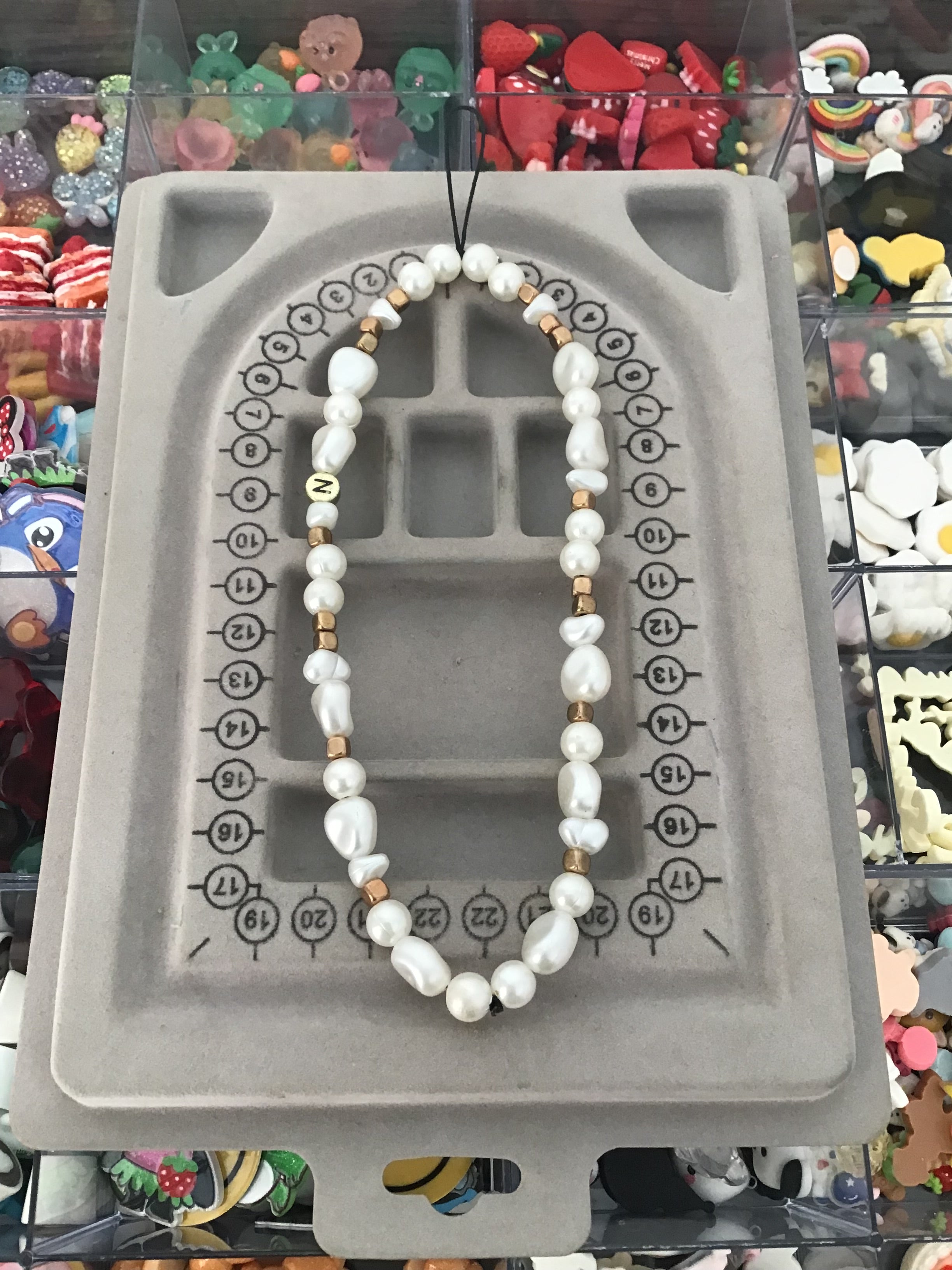 Pearl Phone Charm