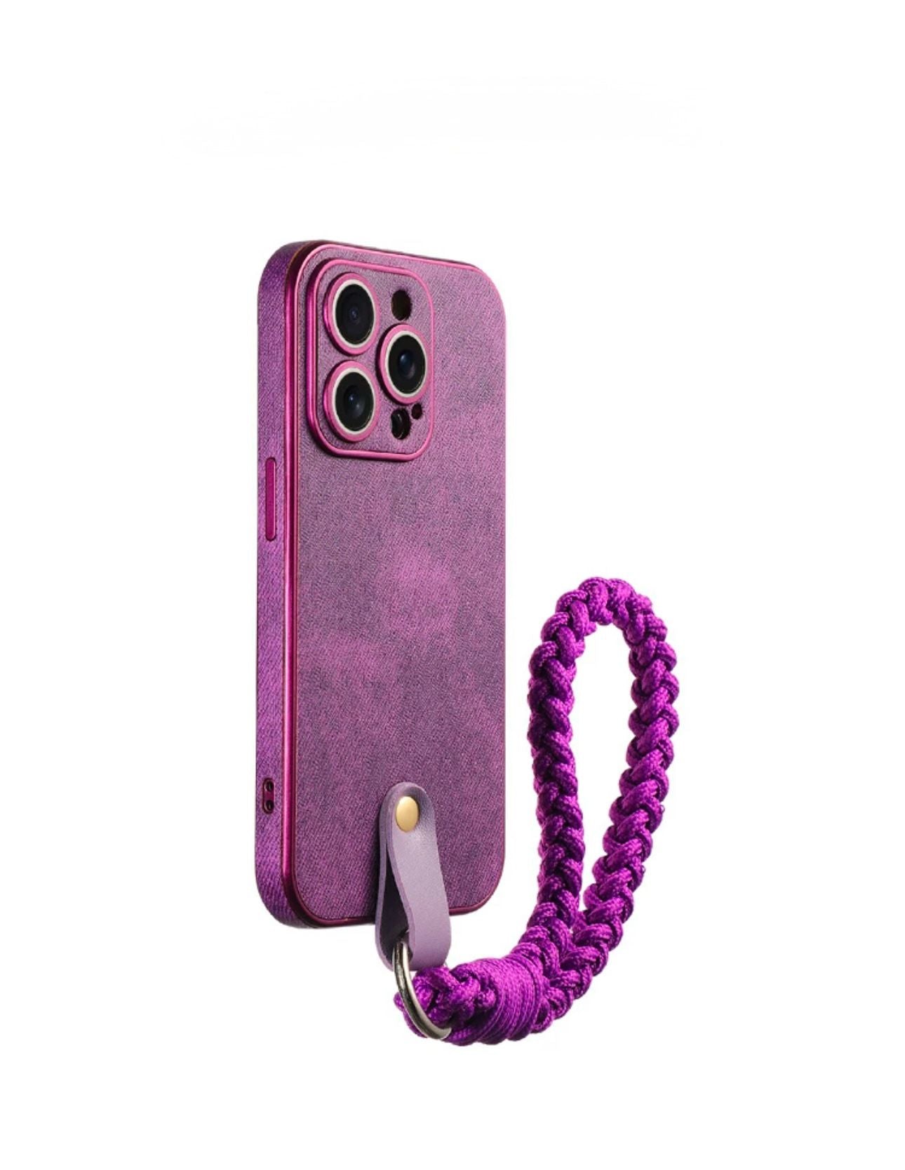 purple blade case with charm For Iphone