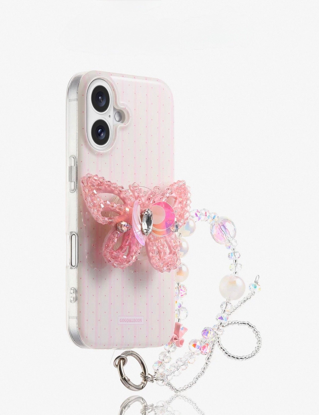 Pre-Order Pink Dot Butterfly case For Iphone