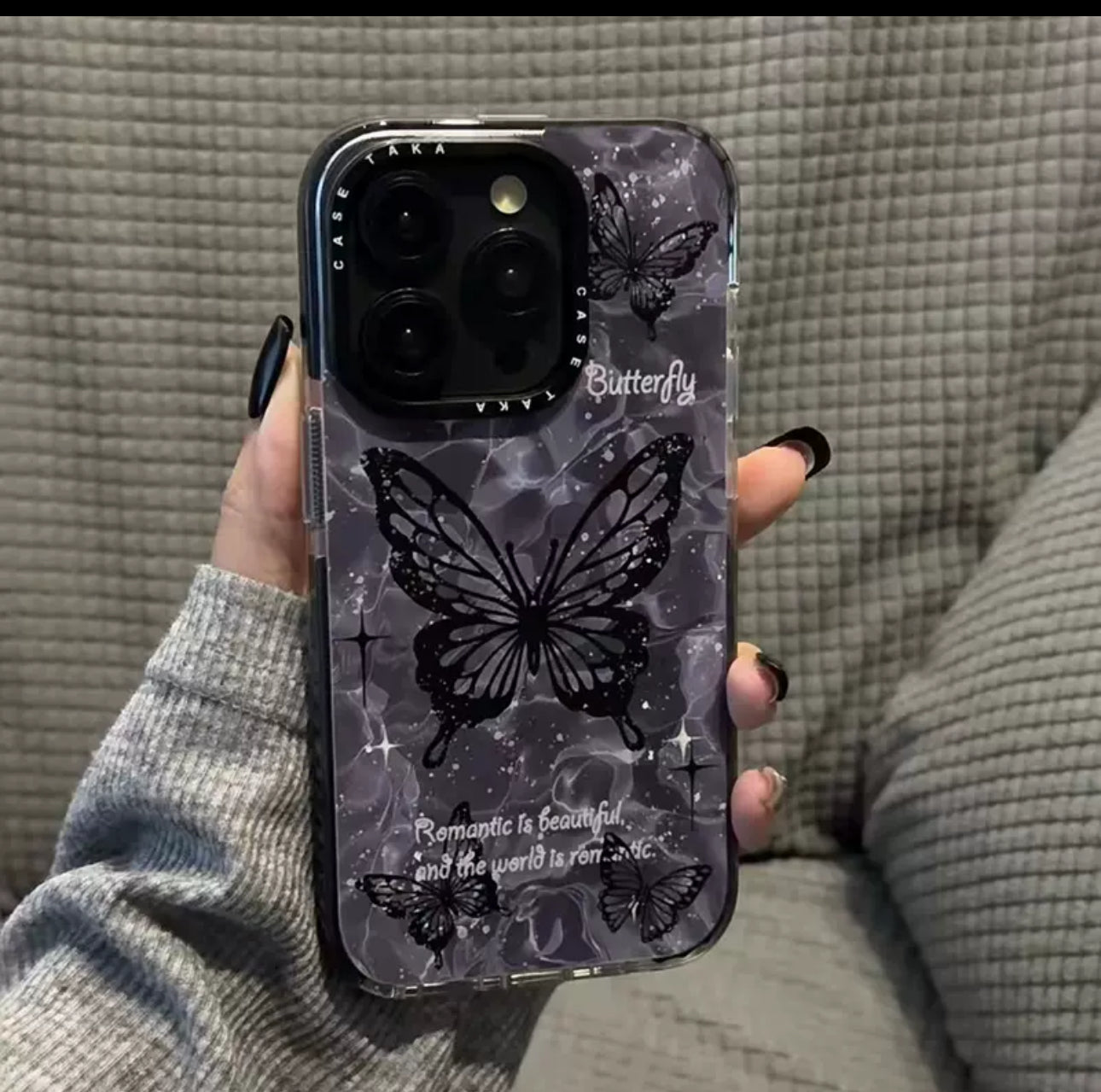 Purple butterfly Case for iPhones