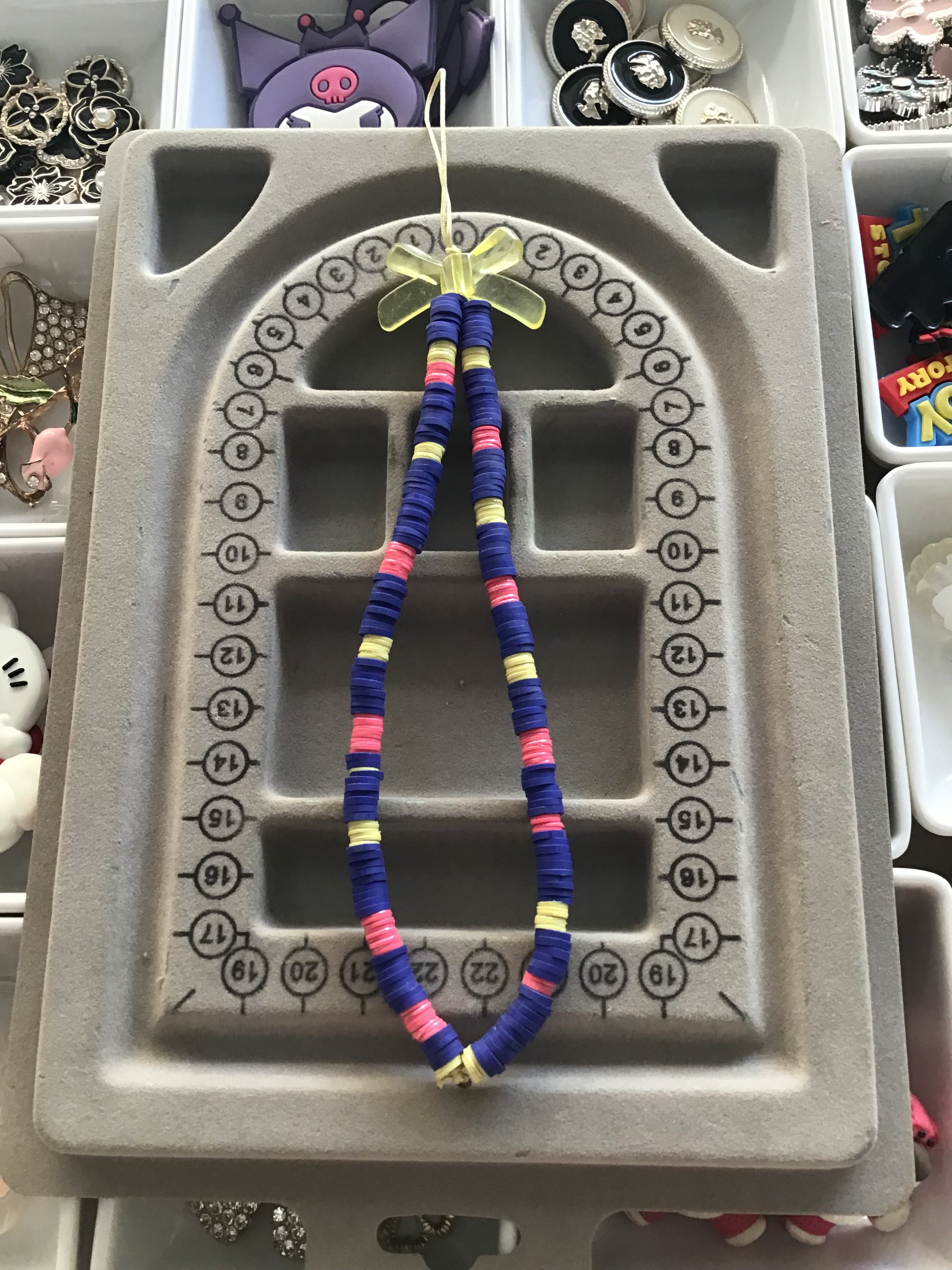 Multicolor phone charm