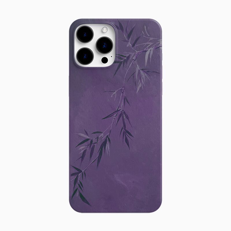Pre-order Purple Bamboo Case For iPhones