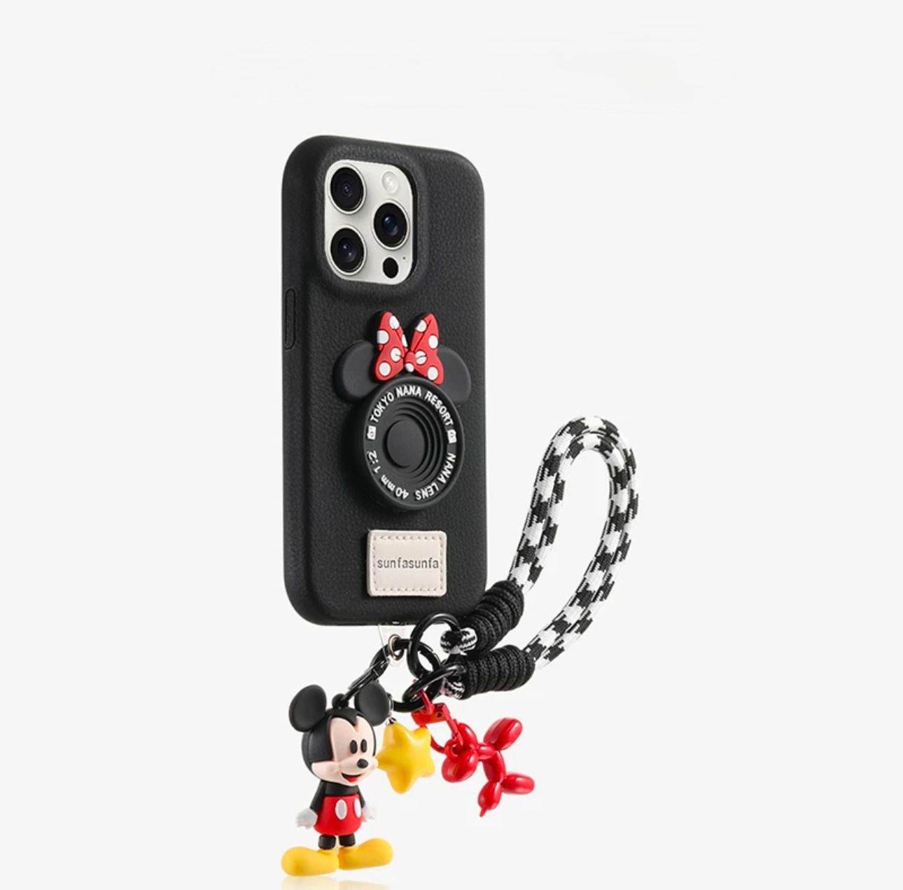 Leather mickey Case For Iphones