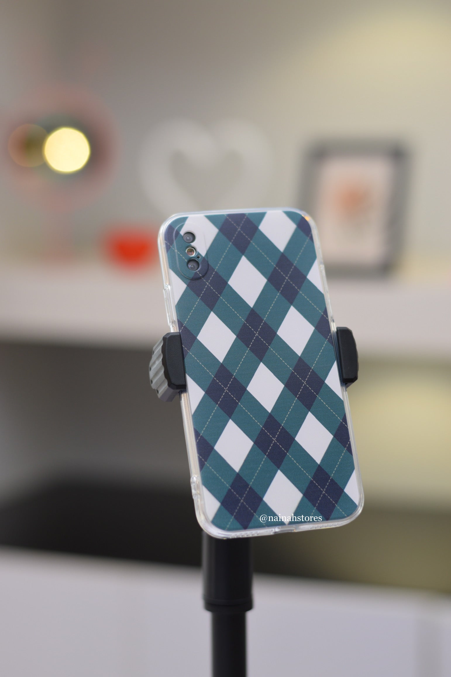 Green Pattern Soft Silicone TPU Phone Case for iPhone X