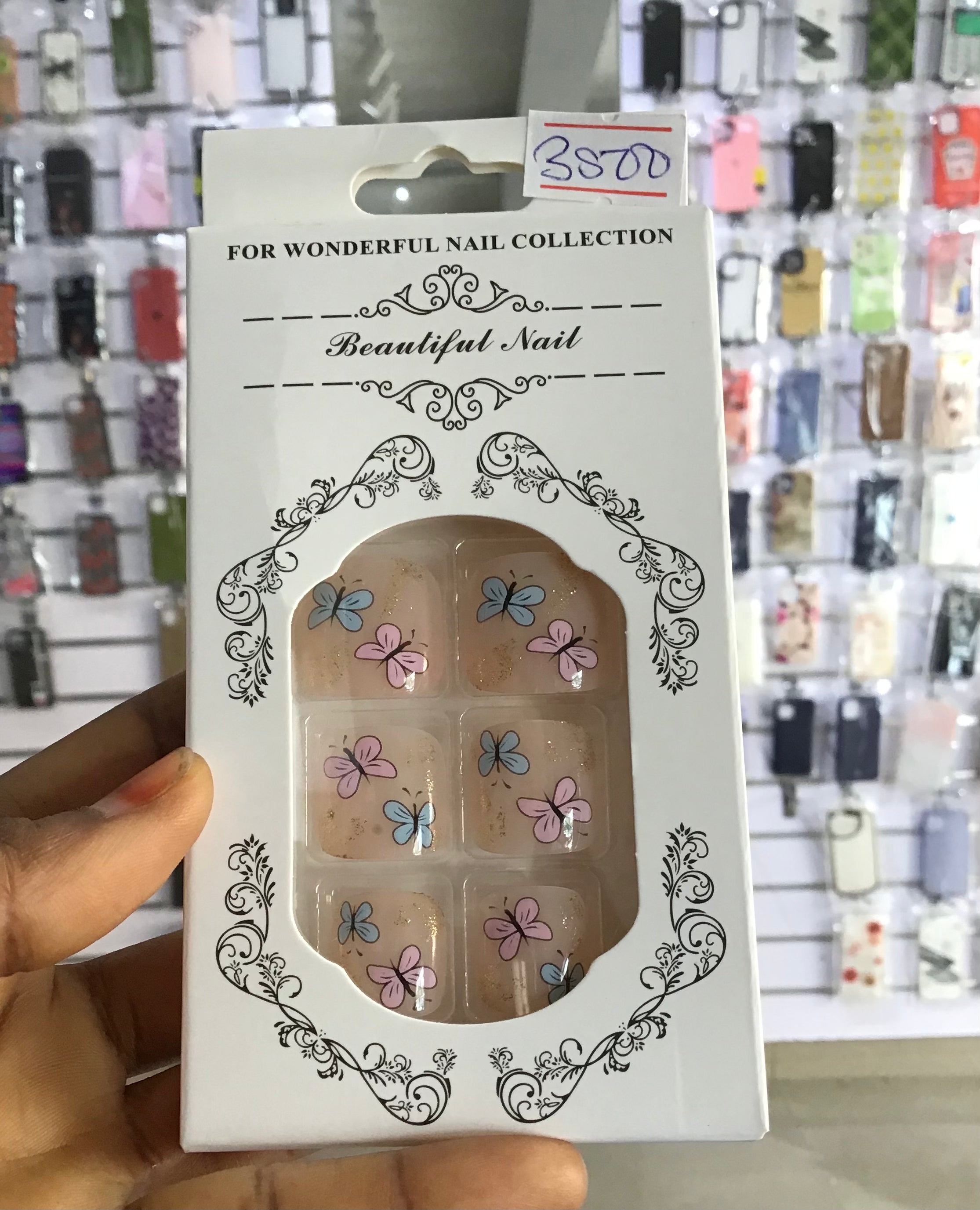 Butterfly Foot Nails