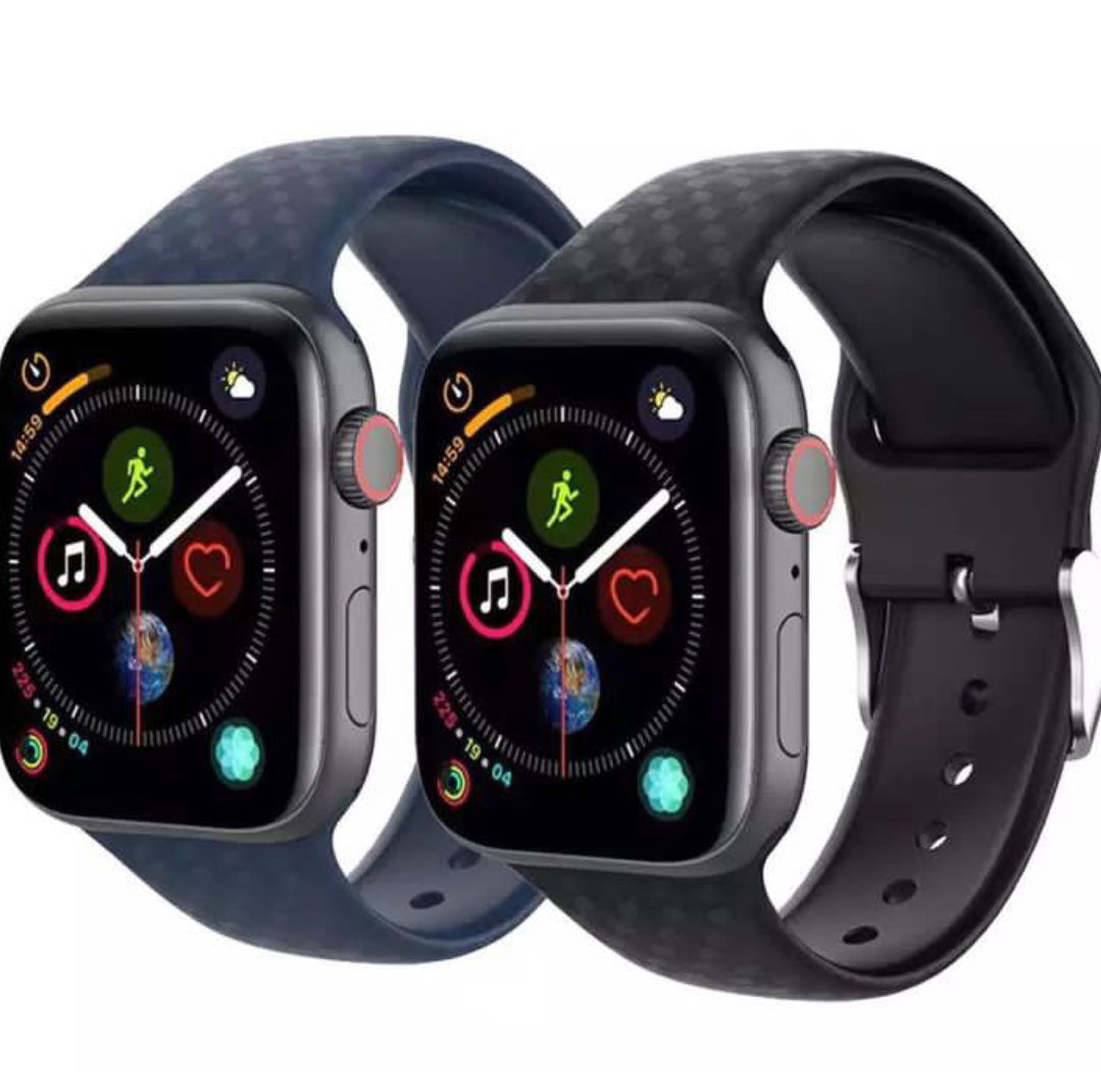 Blue Silicone Strap