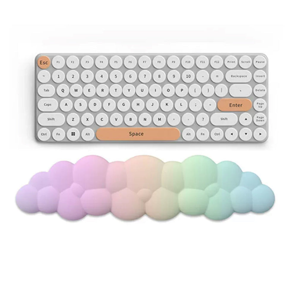 Cloud Bubble Wrist Rest Pad – Ergonomic Support in Pastel Colors