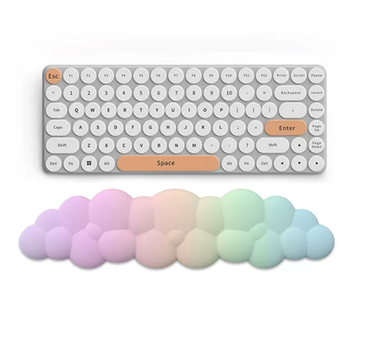 Cloud Bubble Wrist Rest Pad – Pastel Colors