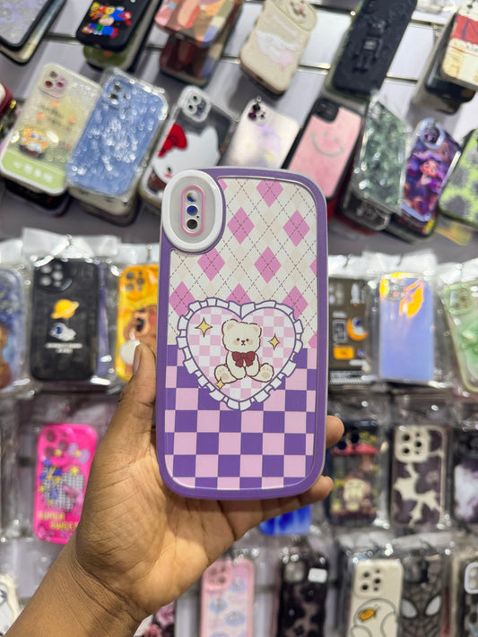 Teddy purple Case For IPhone