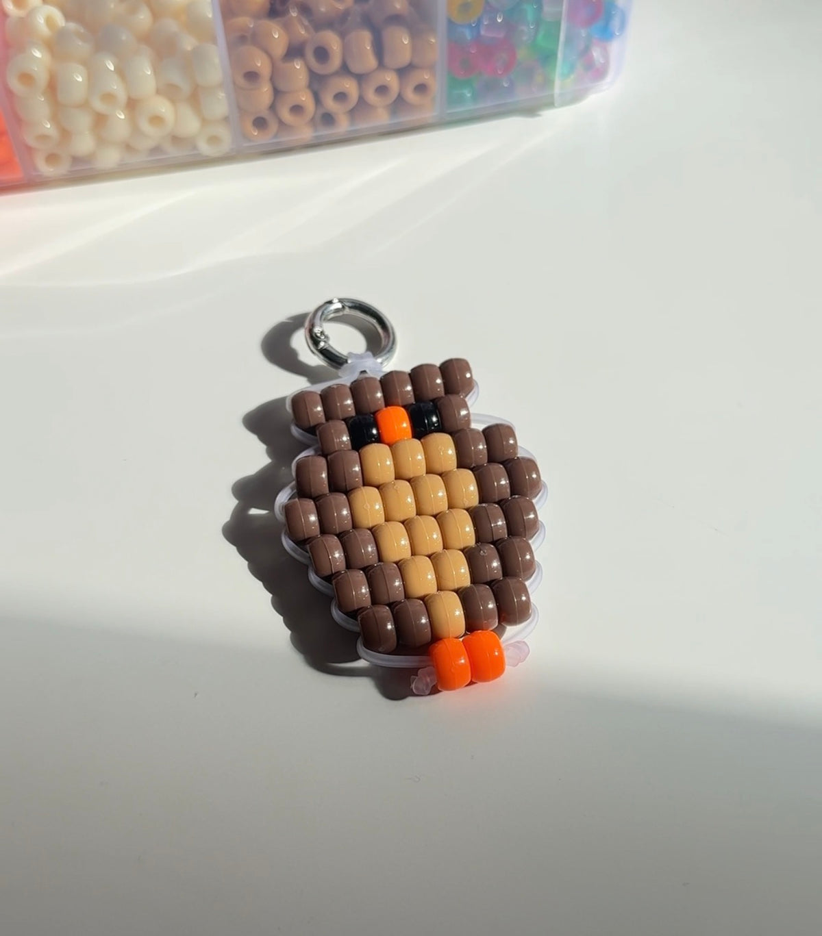 Owl Beaded Charm