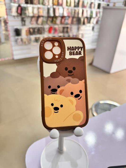 Happy Bear Brown case for iPhones