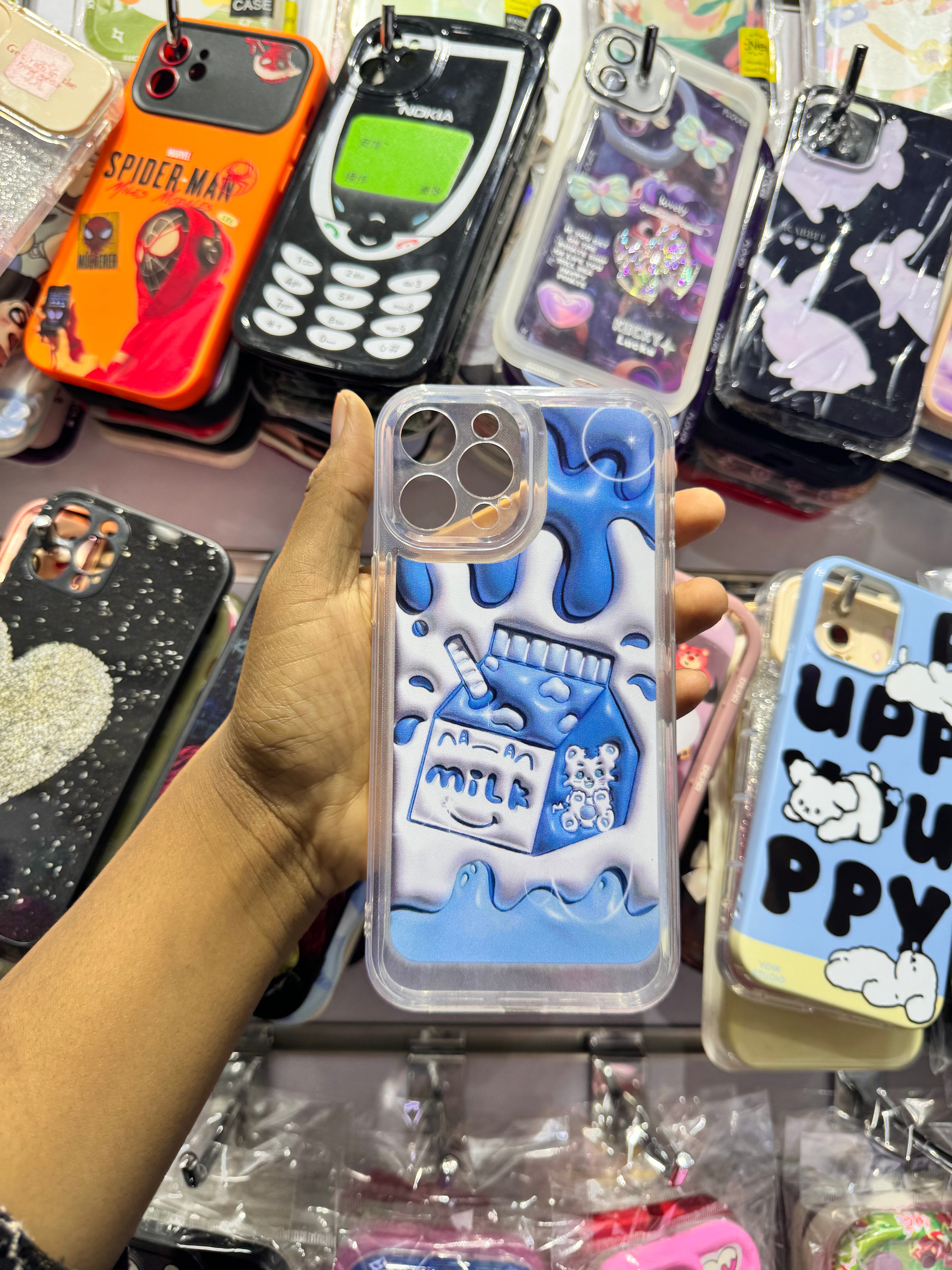 Blue Milk  Case For IPhones