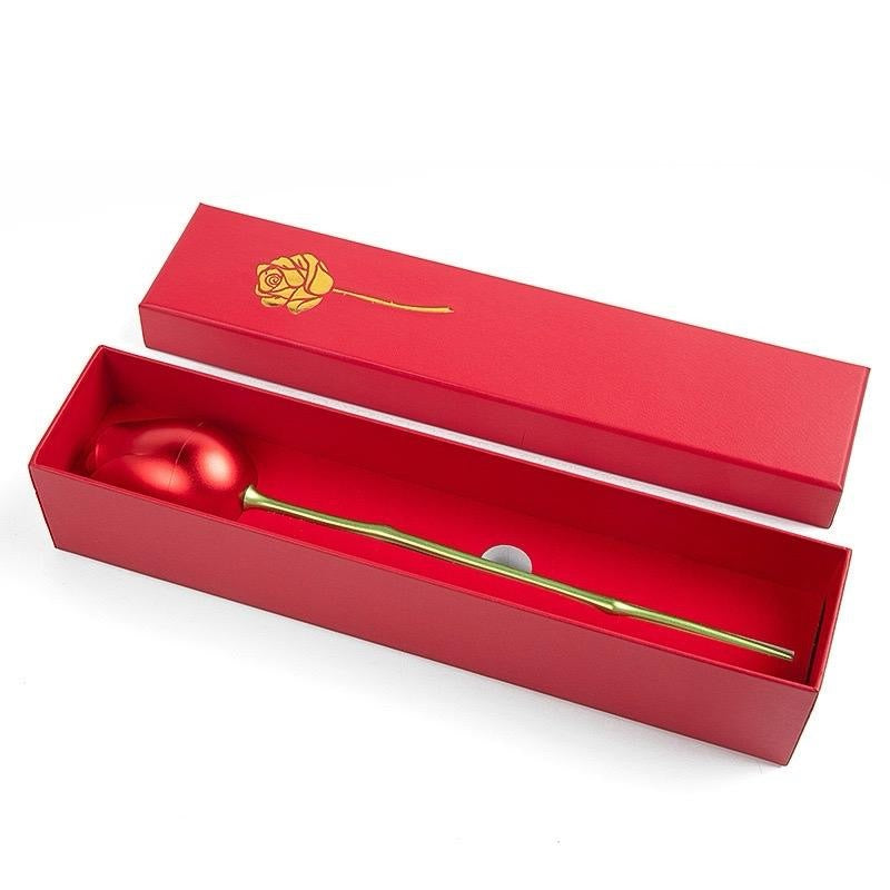 Metal Rose Ring jewelry Box
