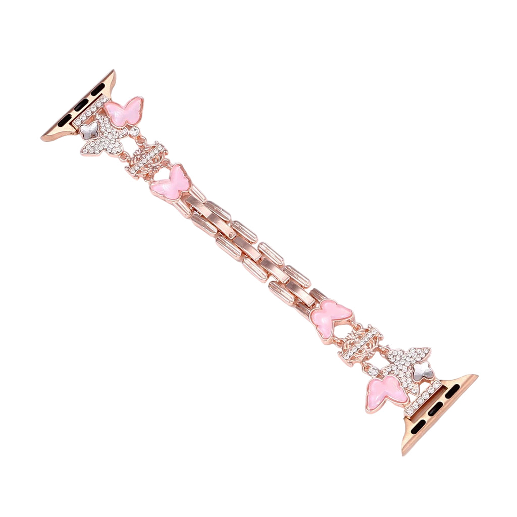 Luxury Butterfly Smartwatch Band | Rhinestone Bracelet Strap