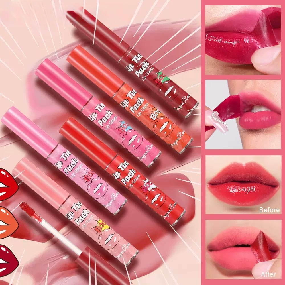 Tear-Off Moisturizing Lip Mask, Lip Gloss