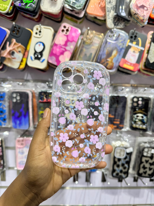 Purple floral Case For IPhones