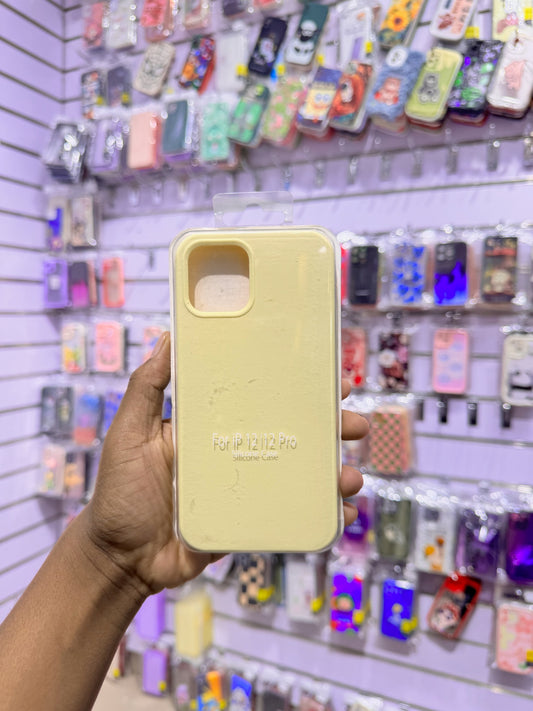 Yellow Silicone Case For IPhones