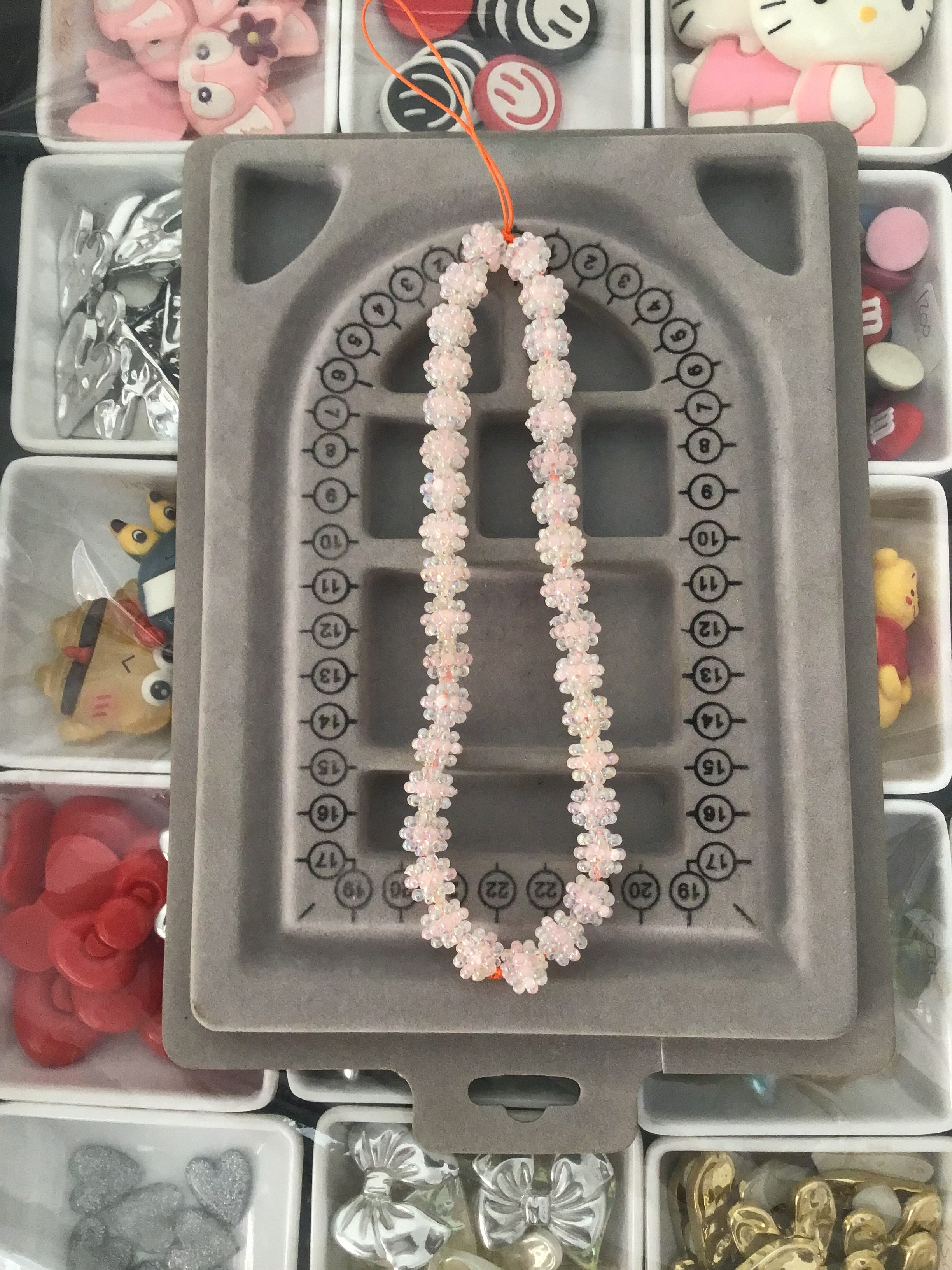 Luxury pink Phone Charm