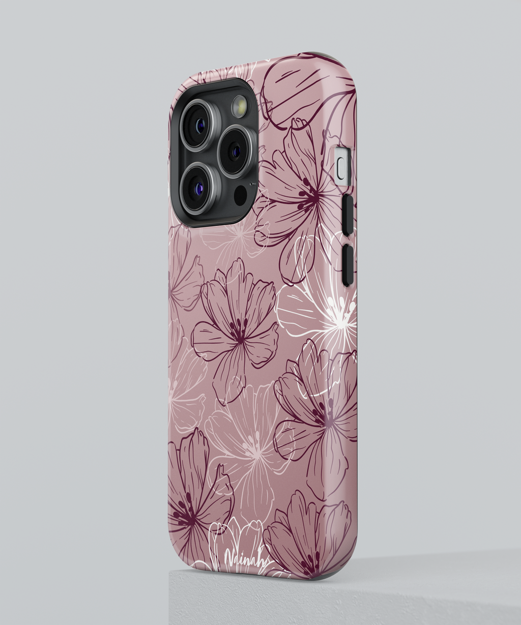 Dusty Rose Bloom Case