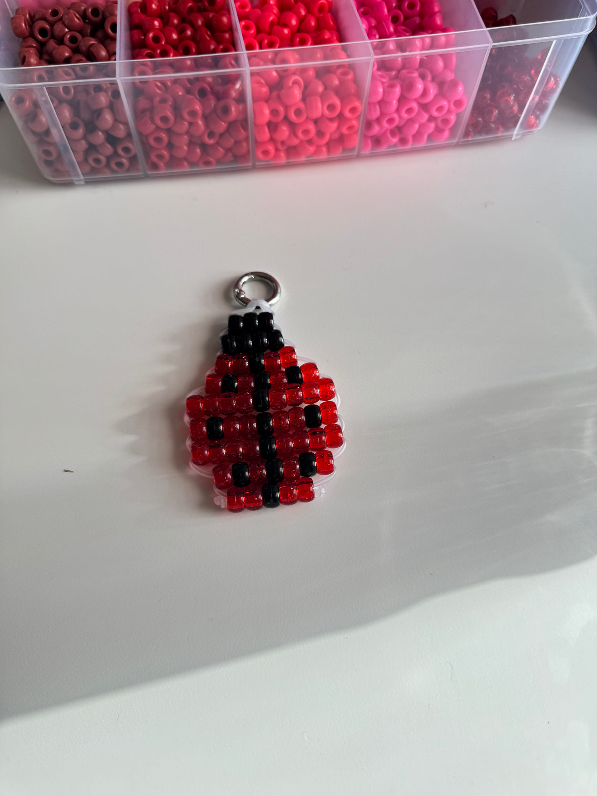 Ladybug Beaded Charm