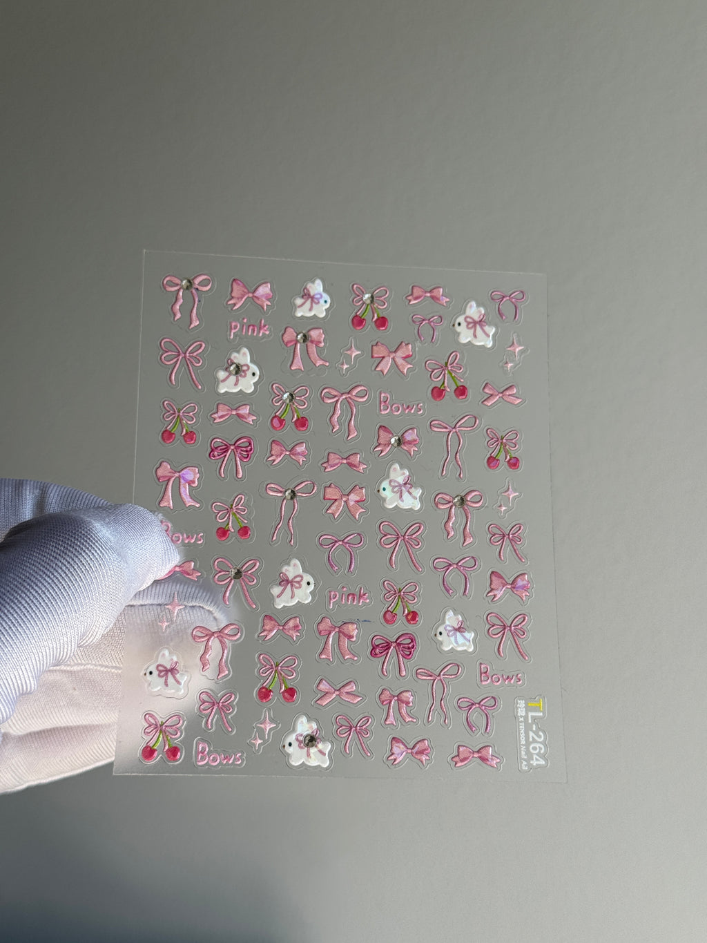 Pink Bow Phone Camera Stickers