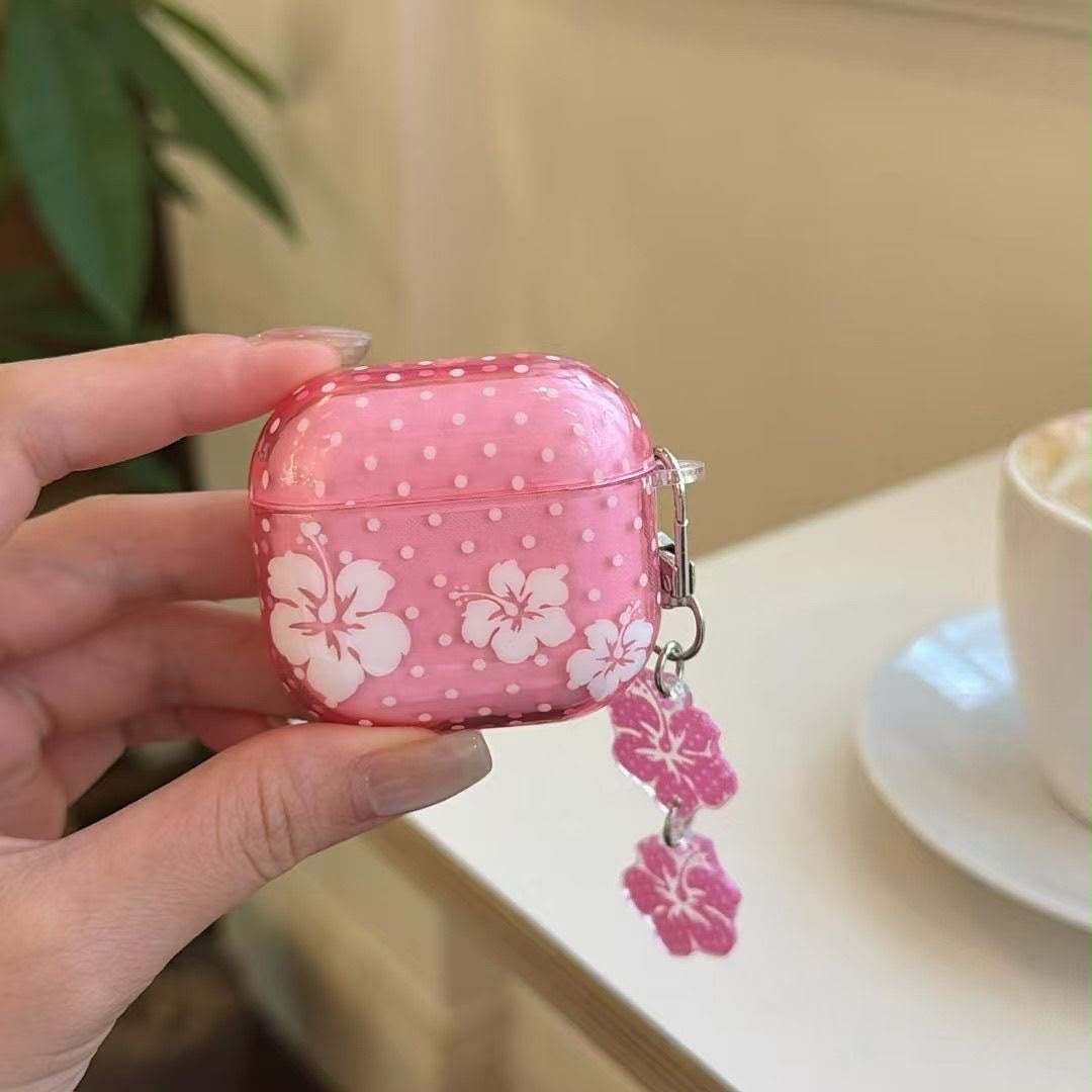 Habiscus design Flower Airpod Case
