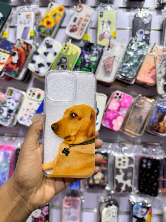 Dog Transperent Case For IPhones