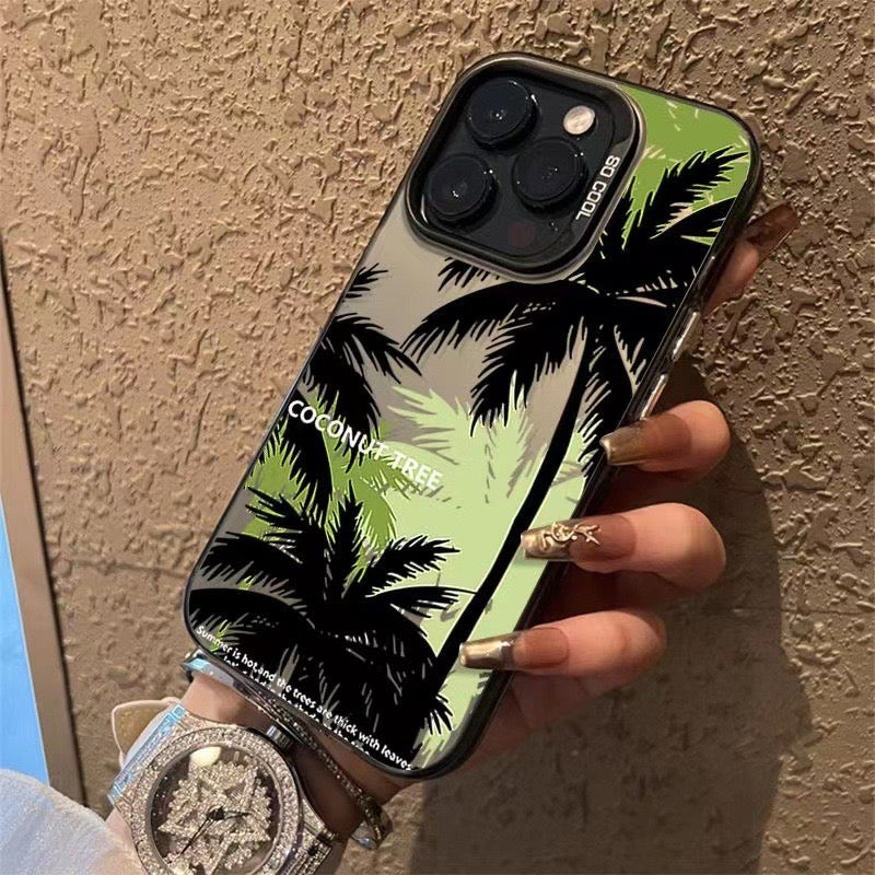 Green palm tree  Case for iPhone