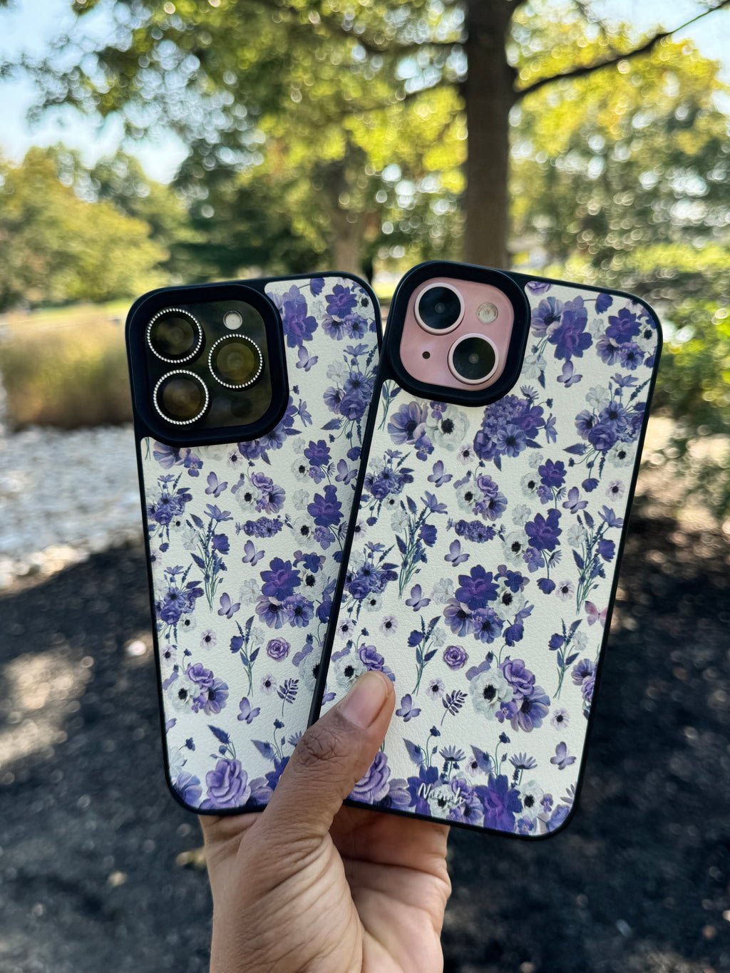 Purple Garden iPhone Case
