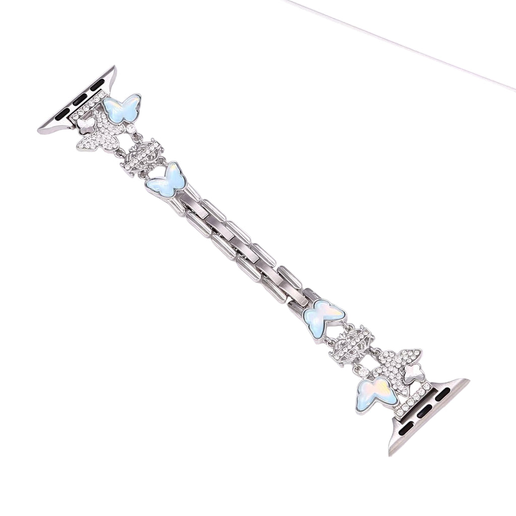 Luxury Butterfly Smartwatch Band | Rhinestone Bracelet Strap