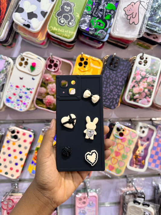 black Charm Case For IPhones