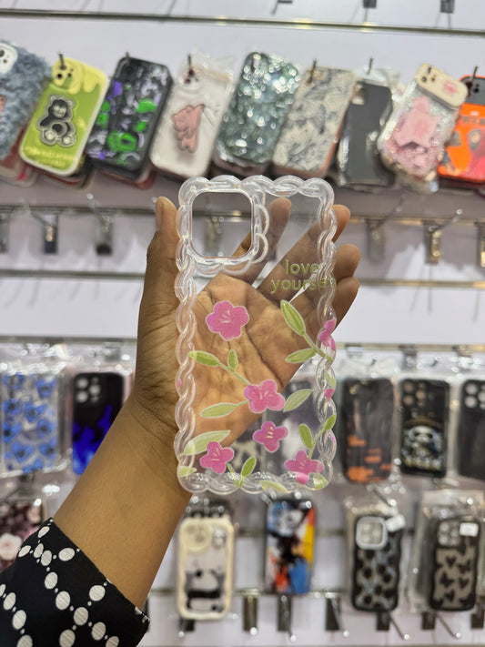 Transperent Love Yourself Case For IPhones
