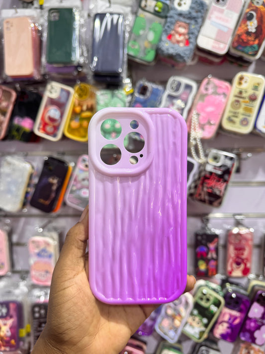 Light Dark Purple Protective Case For iPhones