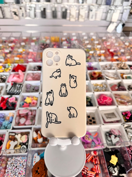 Nude cat life case for iPhones