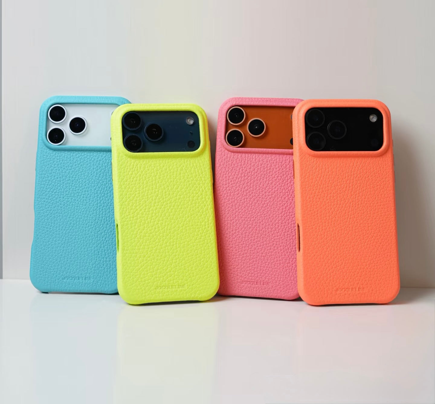 Citrus Leather Pebble Case