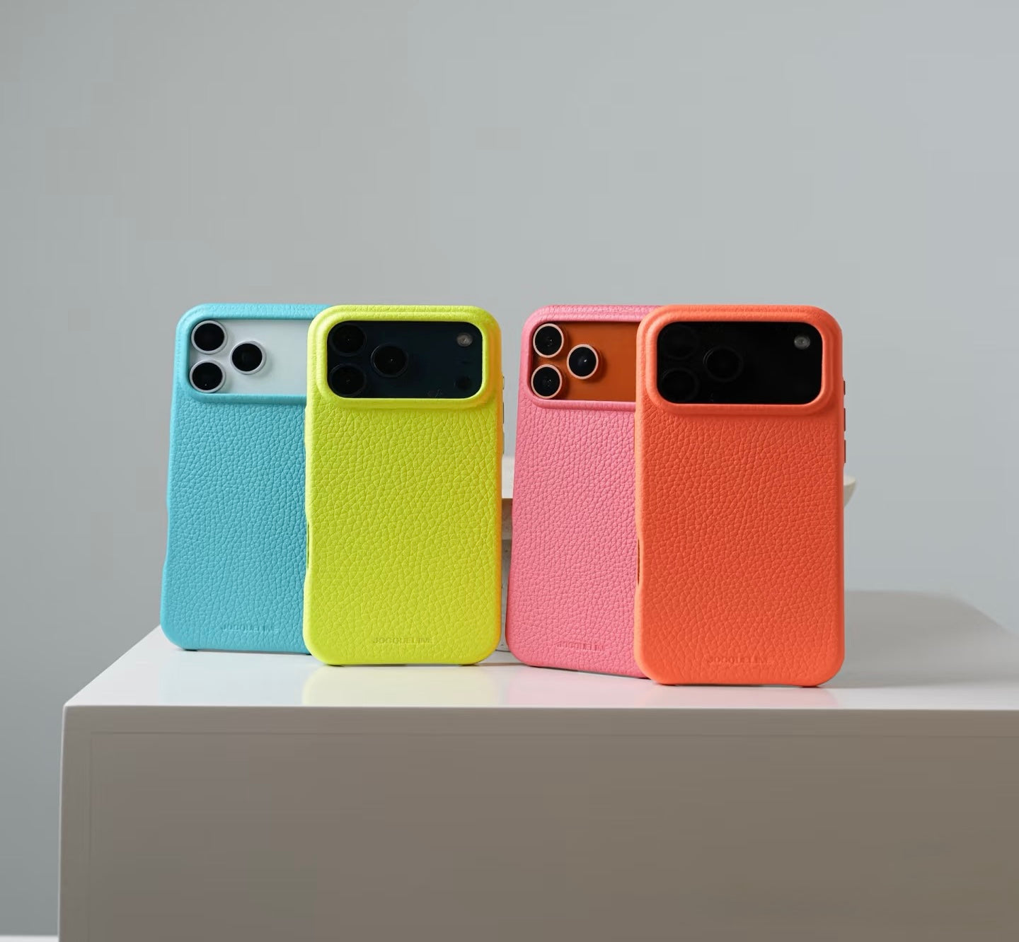 Citrus Leather Pebble Case