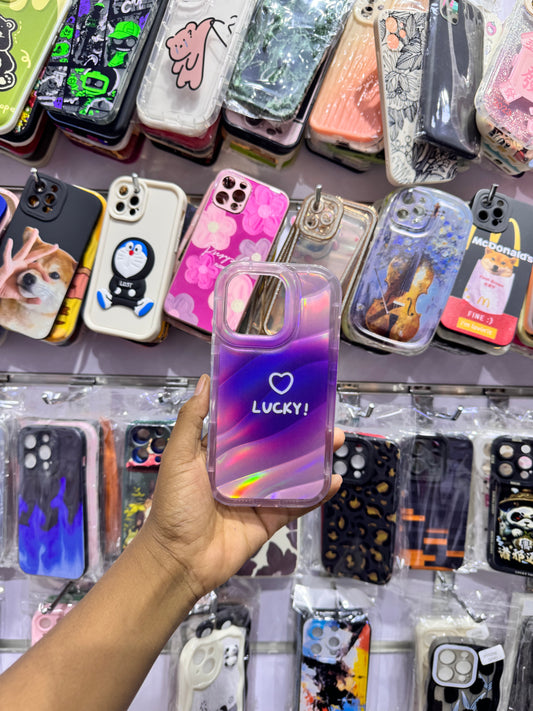 Purple Lucky Case For IPhones