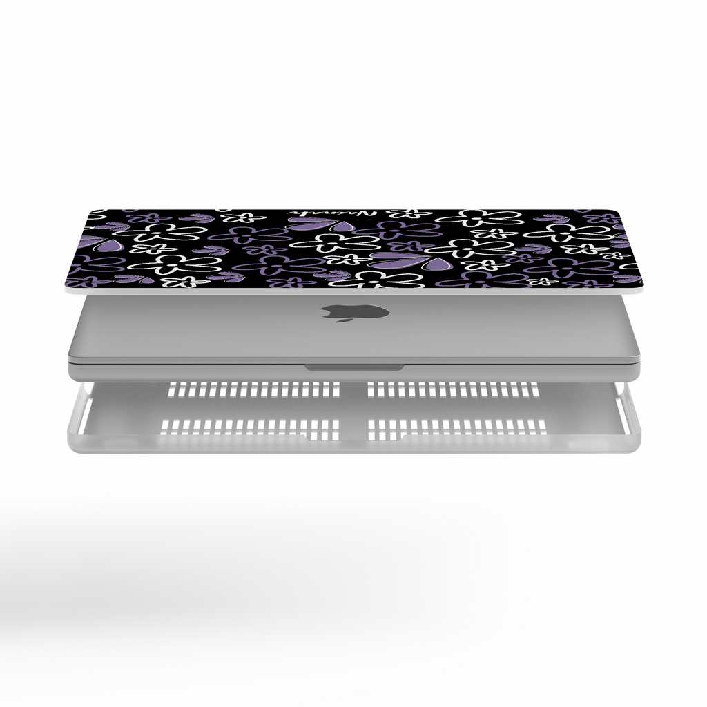 Flower Doodle MacBook Case