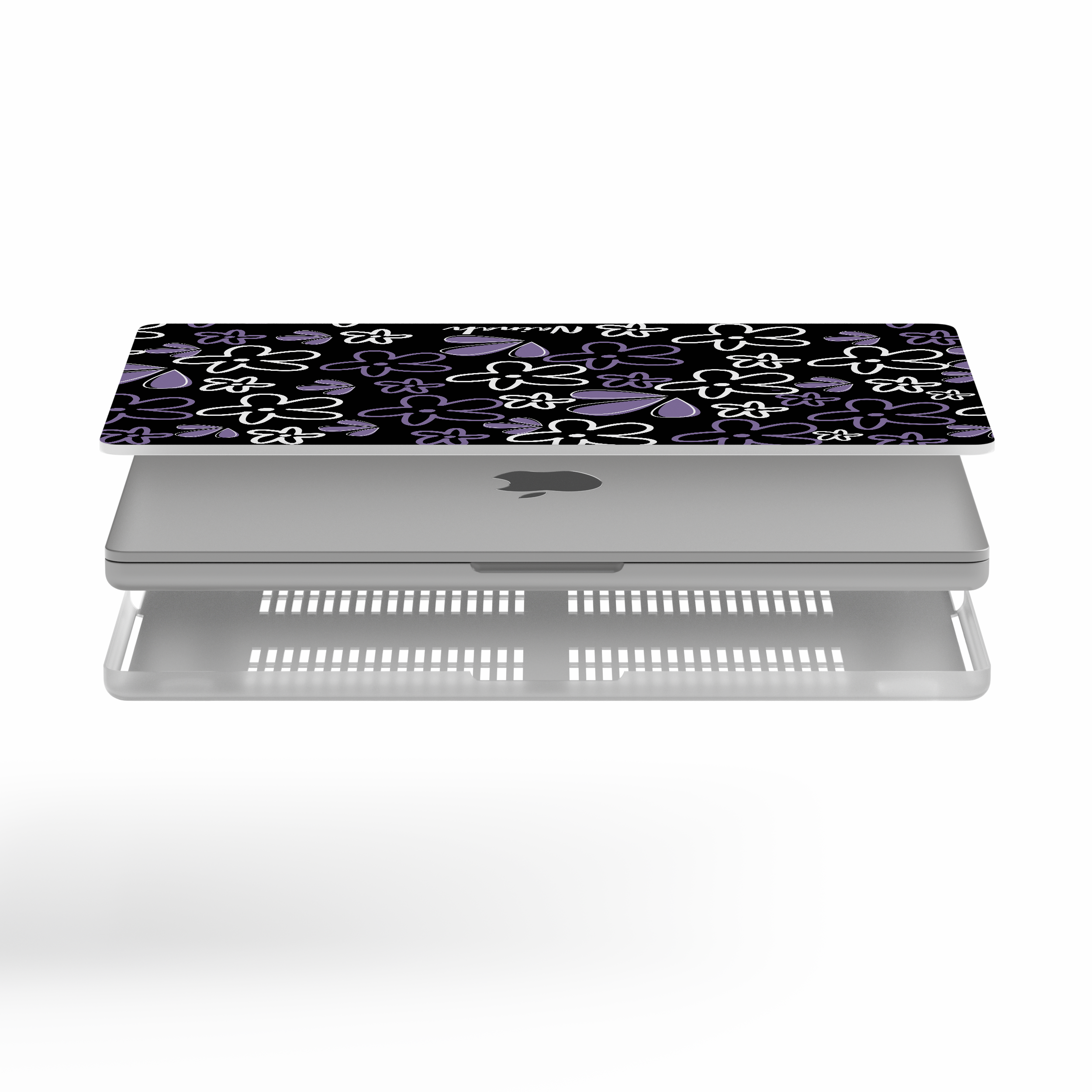 Flower Doodle MacBook Case