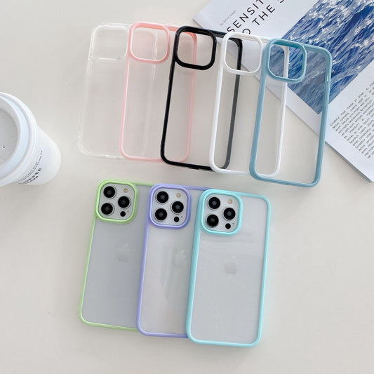 Transperent candy color Case for iPhones