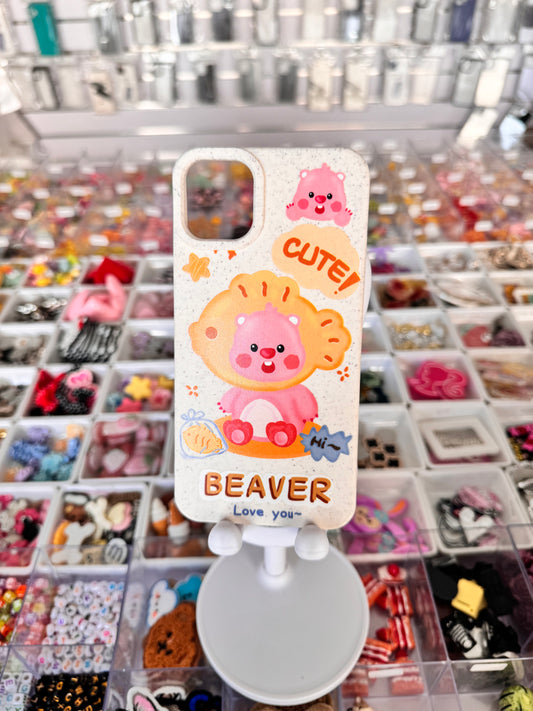 Cute Beaver case for iPhones