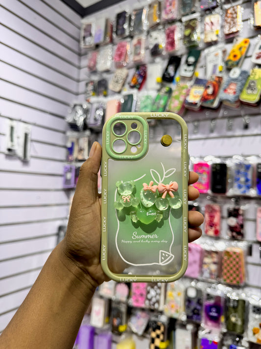 Green Charms day Case For IPhones